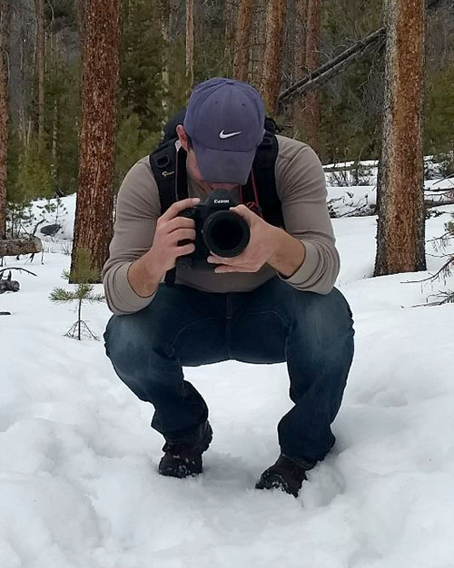 Shooting in the snow